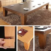 こたつ 長方形 大判サイズ モダンリビング継ぎ脚こたつ-ディレット 210×100cm 継脚 高さ調整 テーブル ローテーブル 炬燵 コタツ モダン 天然木 木製 日本製 国産 テレワーク リモートワーク 在宅ワーク 新生活