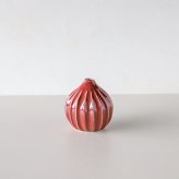 玉ねぎ陶器の花瓶 削ぎ オニオン S・L フラワーベース セン トーツウ｜レッド ブルー パープル｜ おしゃれ かわいい｜北欧 カフェ風 インテリア 一輪挿し 花びん 花器｜ギフト プレゼント 新生活 母の日【TOTU】