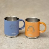 ★【手描き 似顔絵 プレゼント】マグカップ サーモス THERMOS 真空断熱マグカップ  選べるサイズ＆カラー JDS-352/452 350ml 450ml 全7色 プレゼント スタッグマグ 食洗機対応 保冷保温 二重構造 名入れタンブラー 名入れカップ オススメ