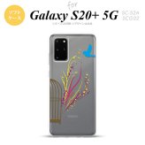 SC-52A SCG02 Galaxy S20+ 5G スマホケース ソフトケース 青い鳥 赤 黄 メンズ レディース nk-s20p-tp1295