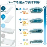 新構造エアーマットレス エアレスト365 ピロー 32×50cm 高反発 枕 まくら 快眠 朝までぐっすり 通気性 蒸れない 耐熱性 耐久性 高さ調節 へたらない ほこりが出にくい アレルギー対策 洗える 清潔 日本製 体圧分散