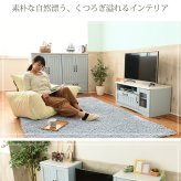テレビ台 テレビボード 淡いブルーとグレイッシュなホワイトのバイカラーが特徴のフレンチスタイル。丸みのあるフォルムや、ディテールで魅せるカントリーテイストな 新生活
