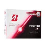 ブリヂストン ゴルフボール TOUR B X（ホワイト） RED EDITION 1ダース 12個入り 新品 ツアービーエックス 2026年発売 日本正規品 お誕生日祝い お祝い 記念品 お父さん 父の日 彼氏 男性 母の日 お母さん 彼女 女性30代 40代 50代 60代 還暦祝い 敬老の日 人気プレゼント プレゼント