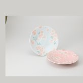 満開桜 ペア深皿 磁器 美濃焼 やきものの里から、暮らしを贈ります。　ギフト 食器 セット テーブルウェア