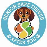 カーサイン 高齢者マーク SENIOR SAFE DRIVER ダックスフンド ステッカー シール 直径13cm 肉球 日本製 車