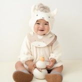 モクモフ（mocmof） なりきり干支ケープ2026 午 | 出産祝い おくるみ ブランケット 赤ちゃん フード付き 十二支 馬 ふわふわ かわいい プレゼント ギフト 贈り物