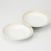 ワイヤ ペアパスタ皿 陶器 美濃焼 やきものの里から、暮らしを贈ります。　ギフト 食器 セット テーブルウェア