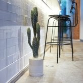 観葉植物 造花 柱サボテン BROWN 全高約71cm 卓上・小型 フェイクグリーン 本物そっくり おしゃれ インテリア 人工観葉植物 アーティフィシャルグリーン オフィス 店舗 ホテル 開店祝い 室内 ミニ サボテン カクタス フェイク