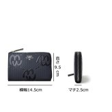 ミラミラン milamilan ミオ L字ファスナー セミ長財布 カード段6 255614