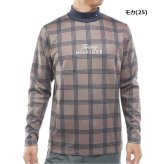 トミーヒルフィガー ゴルフ メンズ スムース裏起毛 チェック柄 長袖ハイネックシャツ TOMMY HILFIGER THMA672 2026年秋冬モデル お誕生日祝い お祝い 記念品 お父さん 父の日 彼氏 男性 30代 40代 50代 60代  還暦祝い 敬老の日 人気プレゼント プレゼント