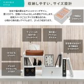 BF DECO 卓上伸縮ラック BFLS0408 デスクラック スパイスラック 幅32.5～58.5cm 奥行22cm 高さ35cm リビング収納 卓上 カウンター ミニ食器棚 棚 伸縮キッチンラック すき間収納 デスク上 ラック 小物収納 おしゃれ 新生活