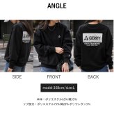 【予約】GERRY ジェリー スウェット トレーナー レディース メンズ gea-m0032 裏起毛 バックプリント 長袖 刺繍 クルーネック 防寒 ビッグシルエット オーバーサイズ アメカジ アウトドア ストリート カジュアル M L LL 2026FW  別注