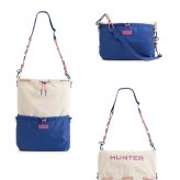 ハンター ショルダーバッグ トートバッグ HUNTER トラベル マルチファンクション サコッシュ 軽量 撥水 旅行 2WAY UBX7124NRS