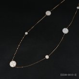 シェルネックレス　K18WG・NC＝K18PG 5508-0010 OD