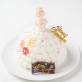Xmas限定ホワイトプリンセスケーキ・プリンセスケーキ5号15cm(3～4人前)　2026 クリスマス