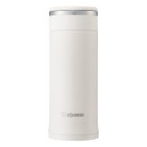 象印 ステンレスマグ 360ml ペールホワイト マグボトル 広口 水筒 分解式せん 保温保冷 食洗機対応【北海道・沖縄県・離島 配送不可】