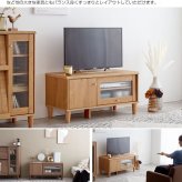 テレビ台 テレビボード ガラス扉付き 幅90cm 木目 コンパクト 小さい 小さめ ロータイプ ローボード おしゃれ 32V 40インチ 扉付き シンプル テレビラック TVボード TV台 TVラック ディスプレイボード リビングボード ひとり暮らし 新生活