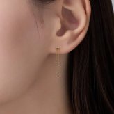 【無料ラッピング】 ヨンドシー 4℃ ピアス 片耳用 K10 イエローゴールド 揺れる ダイヤモンド レディース ブランド 正規品 新品 ギフト プレゼント 人気 おすすめ 誕生日 記念日 クリスマス 送料無料 4cd522794