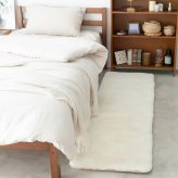 ムートンシートクッション ロングシートクッション 短毛タイプ 50×170cm 毛皮 ムートンクッション ムートン クッション 座布団 ソファー 暖かい 短毛 シートクッション 冷え性対策 夏でもさらさら エアコン対策 おしゃれ 韓国インテリア 北欧 かわいい