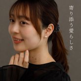 セカンドピアス パール ホワイト 楕円 ボタン 6.5mm 金属アレルギー ステンレス製 片耳 耳たぶ シンプル プレゼント