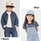 キッズ キャップ Manhattan Portage マンハッタンポーテージ 2トーンワッペンキャップ MP388 女の子 男の子 子供 帽子 54cm 手洗いOK サイズ調整可能 小学生 幼稚園 保育園 年中 年長 おしゃれ かわいい シンプル 熱中症 紫外線対策 日除け 綿100% ブラック ブルー ピンク