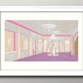 日本製 ウィノルド リース A3 サイズ ポスター アート おしゃれ 絵画 インテリア 北欧 イラスト マット紙 艶消し アートパネル 額 フレーム デザイン 壁掛け ギフト 新築祝い ディスプレイ  速達 送料無料