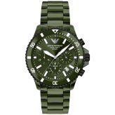エンポリオアルマーニ EMPORIO ARMANI 腕時計 メンズ ソーラー クロノグラフ セラミック AR70023【2026 新作】