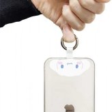 サンリオ マルチリングプラス シナモロール スマホリング 落下防止 ストラップホルダー 挟むだけ キャラクター グッズ iPhone Android 全機種対応 サンリオ正規ライセンス品