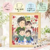 贈り物 似顔絵 結婚記念日 ギフト プレゼント 名入れ 手描き 結婚10周年 記念日 お祝い 結婚記念日 家族 夫婦 お母さん 両親 お父さん 修正無料 名入れ 下書き確認 似てる 一生もの 実績多数 宝物 記念 感謝 10周年 思い出 節目 メモリアル イラスト お祝いの品 お祝い返し 披露宴 大人数 カラフル ウェディングギフト 感動 キレイ 闘病中の方への励まし