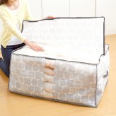 布団 こたつ布団 収納ケース 不織布 通気性がいい 透明窓付き 中身が見える ほこり防止 布 収納袋 布団収納 クローゼット 押入れ 収納 保管 布団収納袋 大きいサイズ 軽量 軽い 収納ボックス 積み重ね 重ねて収納 埃防止 布団・こたつ布団収納袋 北欧柄 【送料無料】【有料ギフトラッピング対象品】