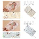 MOOMINBABY ムーミン おむつ替えシート | 防水 オムツ替えシート おむつかえシート おむつ替えマット 保育 おむつ おむつ替え オムツ替え 2重ガーゼ ダブルガーゼ 綿100%