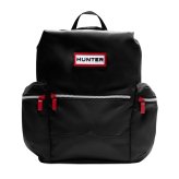ハンター HUNTER バックパック リュックサック ミニ トップクリップ ロゴ A4収納 防水 撥水 通勤 通学 カバン UBB6018ACD メンズ ブラック