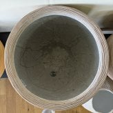 鉢カバー おしゃれ 大型 20号 17号 14号 丸型 マラッカ クリームウォッシュ RD S M L サイズ 高級 北欧 室内 屋内 観葉植物用 サボテン 特大 玄関 インテリア プランター 深型
