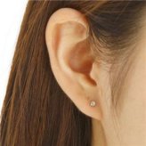ダイヤモンドピアス Pt900 プラチナ 0.1ct レディース 一粒ダイヤ シンプル 普段使い 記念日 誕生日 プレゼント ギフト 贈り物 アクセサリー