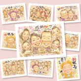 敬老の日の記念に、似顔絵で幸せ体験しませんか。下書き確認あり。修正無料で納得の表情になるまで調整します。 敬老の日 似顔絵 ギフト 手描き 贈り物 名入れ プレゼント 敬老の日 傘寿 長寿 記念 米寿 大人数 おばあちゃん 祖父 おじいちゃん 祖母 名入れ 下書き確認 修正無料 実績多数 かわいい 似てる そっくり 敬老の日 感謝 一生もの 長寿祝い 白寿祝い カラフル 贈答品 卒寿祝い 傘寿祝い