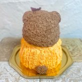 ハロウィンくまさんの立体ケーキ 誕生日 可愛い ケーキ 立体 動物 クマ くまさん  子供 人気 プレゼント ハロウィン パーティー 10月