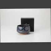 黒藍　土物抹茶碗 陶器 美濃焼 やきものの里から、暮らしを贈ります。　ギフト 食器 セット テーブルウェア
