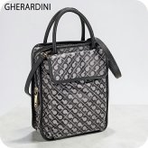 ゲラルディーニ ショルダーバッグ レディース ブランド GHERARDINI Italy GHB0102 GRANI グレー/ブラック