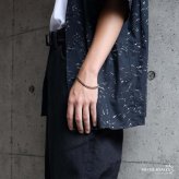 ステンレス 定番 ダブル喜平ブレスレット 幅5mm 細身 チェーンブレスレット メンズブレスレット 6面カット ピンク 細め シンプル 王道 中折れ式 存在感 男性 金属アレルギー対応