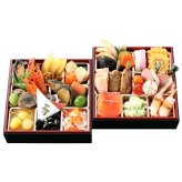 滋賀 鮎家 おせち 二段重 2～3人前 37品目 御節料理 お正月 和風おせち 冷凍 縁起物 正月料理【沖縄県・離島 配送不可】