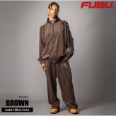  FUBU フブ ベロア イージーパンツ メンズ スポーティ ボトム ストリート ワイド ヒップホップ ダンス オーバーサイズ ビッグシルエット 秋冬 黒 M L XL XXL 大きいサイズ レディース fam-62508 2026FW karlas