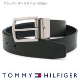トミーヒルフィガー メンズベルト リバーシブル レザー 回転式バックル TOMMY HILFIGER ブランド ベルト メンズ ブラック ダークネイビー AM0AM13012 選べる2カラー 【ラッピング無料 誕生日 お祝い プレゼント ギフト 贈り物】 送料無料