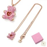 SWAROVSKI スワロフスキー ネックレス 5642976 Teddy アクセサリー ピンク ローズゴールド レディース