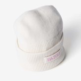 パトゥ PATOU WOOL CASHMERE BEANIE ウール カシミア ビーニー AC0788041 ニット帽 ロゴ レディース 帽子