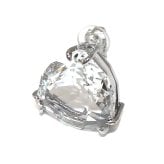 スワロフスキー swarovski イヤリング シングルイヤリング クリップ 片耳用 Mesmera トライアングルカット 5600752 メスメラ アクセサリー レディース シルバー+ホワイト 海外正規品