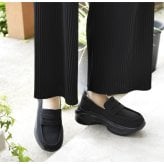 kitson スニーファー レディース 厚底 スニーカー ローファー 軽量 4E相当 幅広 ウエッジソール PU ヌバック風 脚長効果 通勤 通学 誕生日 結婚記念日 母 妻 祖母 娘 父 夫 祖父 息子 友達 親戚 兄弟 父の日 母の日 クリスマス ホワイトデー 卒業 入学 バレンタインデー ラッピング ギフト