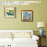 送料無料 ユーパワー アートフレーム サムトフト リトルベティ号と出発! ST-06512 絵 絵画 船 海 航海 犬 イヌ dog サム トフト