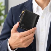 ラッピング済 ギフトセット ベリーズヨーク 二つ折り財布 メンズ レディース 本革 牛革 コンパクト財布 薄型 小銭入れ付き ブラック ブラウン グリーン レッド 誕生日 プレゼント ギフト BELLIES YORK 成人 卒業 入学