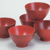 山中塗　刷毛目汁椀揃　根来 インテリア 漆器 盆 カタログギフト 景品 粗品