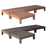 人工木ウッドデッキ ecofeel エコフィール 4台 PWDE-4P